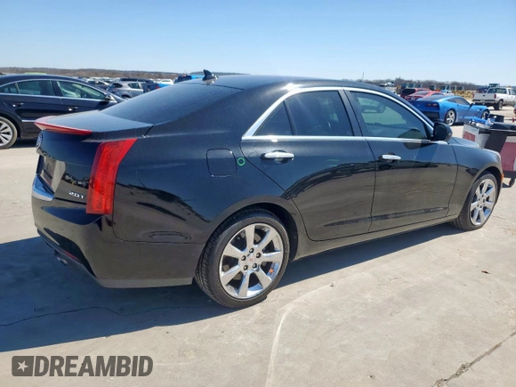 2014 Cadillac ATS Standard RWD with VIN 1G6AA5RX7E0128020, listed as a Copart auction lot 48492835 with 94,573 mi miles and Salvage title. Bid and sale history available at DreamBid. Image 3.
