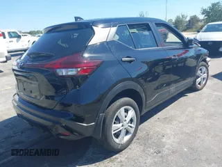 2023 Nissan Kicks S with VIN 3N1CP5BV3PL568953, listed as a IAAI auction lot 41747147 with 26,861 mi miles. Bid and sale history available at carsss.com. Image 4.