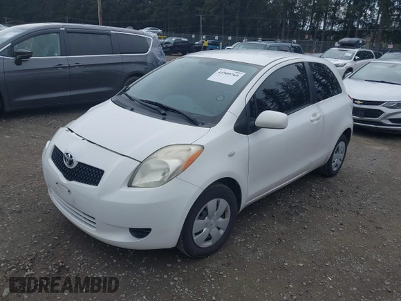 2008 Toyota Yaris with VIN JTDJT923885184786, listed as a IAAI auction lot 41909769 with 94,547 mi miles and . Bid and sale history available at carsss.com. Image 2.