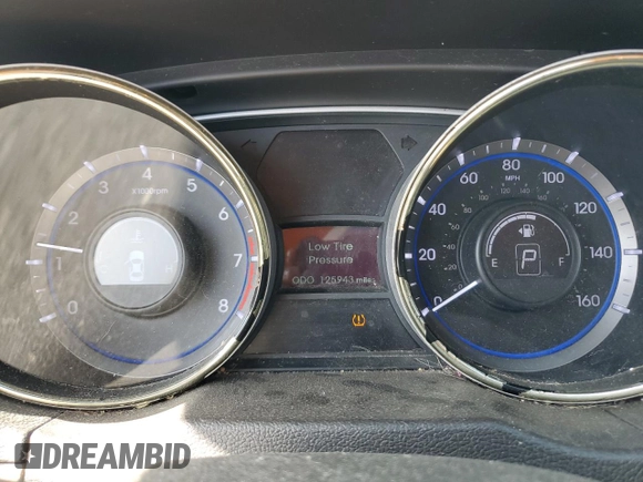 2013 Hyundai Sonata GLS with VIN 5NPEB4AC9DH586755, listed as a Copart auction lot 53889985 with 125,943 mi miles and Salvage Title. Bid and sale history available at carsss.com. Image 9.