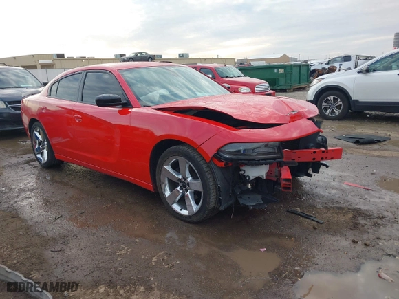 2018 Dodge Charger SXT with VIN 2C3CDXBG4JH179214, listed as a IAAI auction lot 41126890 with 42,712 mi miles. Bid and sale history available at carsss.com. Image 1.