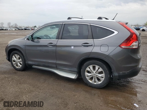 2014 Honda CR-V EX z VIN 2HKRM4H56EH129521, wystawiony jako Copart lot #55277995 z przebiegiem 160 573 mil mil oraz Czysty tytuł • Clean title. Historia ofert i sprzedaży dostępna na DreamBid. Obrazek 2.