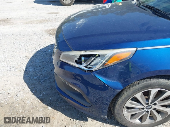 2015 Hyundai Sonata Sport with VIN 5NPE34AF9FH107616, listed as a IAAI auction lot 41867858 with 108,508 mi miles and . Bid and sale history available at DreamBid. Image 6.