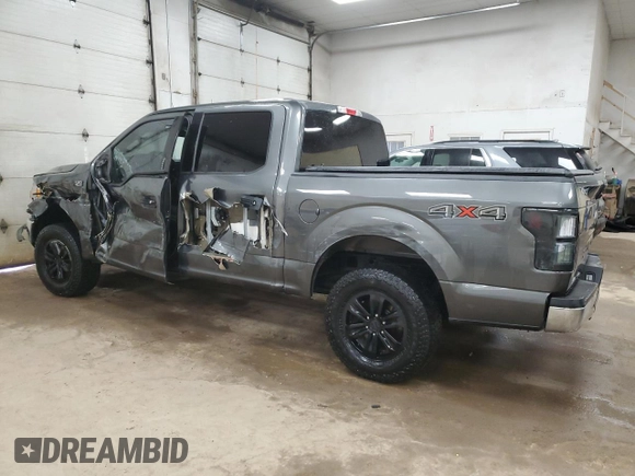 2018 Ford F-150 XL with VIN 1FTEW1E56JFD53534, listed as a Copart auction lot 53043895 with 182,396 mi miles and Clean title. Bid and sale history available at DreamBid. Image 2.
