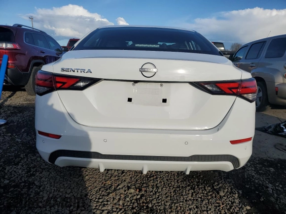 2024 Nissan Sentra S with VIN 3N1AB8BV2RY286834, listed as a Copart auction lot 47952315 with 28,864 mi miles and Salvage Title. Bid and sale history available at carsss.com. Image 6.