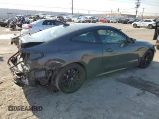 2021 BMW 4 Series M440i xDrive with VIN WBA13AR05MCF92780, listed as a Copart auction lot 42741285 with 41,751 mi miles and Salvage Title. Bid and sale history available at DreamBid. Image 3.