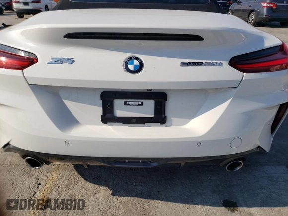 2023 BMW Z4 sDrive30i with VIN WBAHF3C06PWY01020, listed as a Copart auction lot 43236464 with 6,860 mi miles. Bid and sale history available at carsss.com. Image 10.