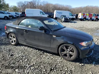 2011 BMW 1 Series 128i with VIN WBAUN1C51BVH82671, listed as a Copart auction lot 43661475 with 115,129 mi miles and Salvage Title. Bid and sale history available at carsss.com. Image 4.