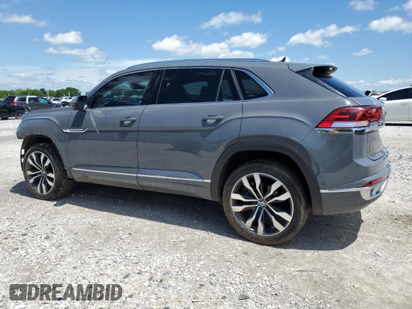 2023 Volkswagen Atlas SEL Premium R-Line z VIN 1V2FE2CA2PC207606, wystawiony jako Copart lot #55143205 z przebiegiem 35 704 mil mil oraz Szkoda całkowita • Salvage title. Historia ofert i sprzedaży dostępna na DreamBid. Obrazek 2.