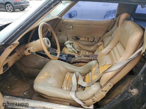 1981 Chevrolet Corvette with VIN 1G1AY8760BS416426, listed as a Copart auction lot 76750144 with 0 mi miles and Non Repairable. Bid and sale history available at carsss.com. Image 7.
