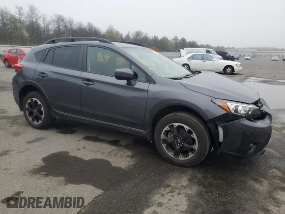 2023 Subaru Crosstrek Premium with VIN JF2GTAEC6P8201381, listed as a Copart auction lot 55226315 with 15,524 mi miles and Salvage title. Bid and sale history available at DreamBid. Image 4.