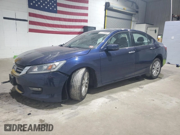 2014 Honda Accord Sedan EX-L with VIN 1HGCR2F80EA165531, listed as a Copart auction lot 47228985 with 132,073 mi miles and Salvage Title. Bid and sale history available at carsss.com. Image 1.