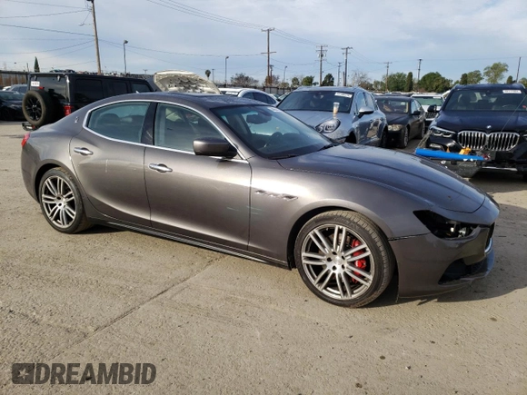 2016 Maserati Ghibli S with VIN ZAM57RSA8G1187158, listed as a Copart auction lot 44256914 with 81,725 mi miles. Bid and sale history available at carsss.com. Image 4.
