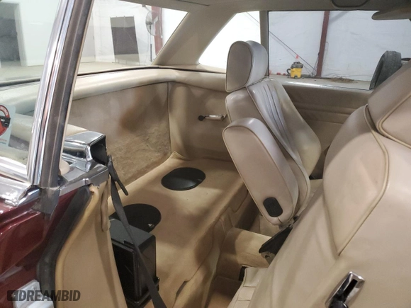 1988 Mercedes-Benz 560 Series 560SL with VIN WDBBA48D8JA081568, listed as a Copart auction lot 75203314 with 51,120 mi miles and Salvage Title. Bid and sale history available at carsss.com. Image 10.