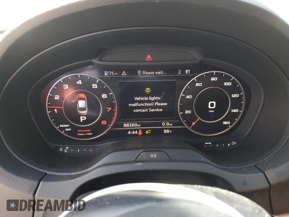 2019 Audi A3 Sedan S line Premium Plus with VIN WAUJEHFF7KA081668, listed as a Copart auction lot 59511684 with 88,360 mi miles and Non Repairable. Bid and sale history available at carsss.com. Image 9.