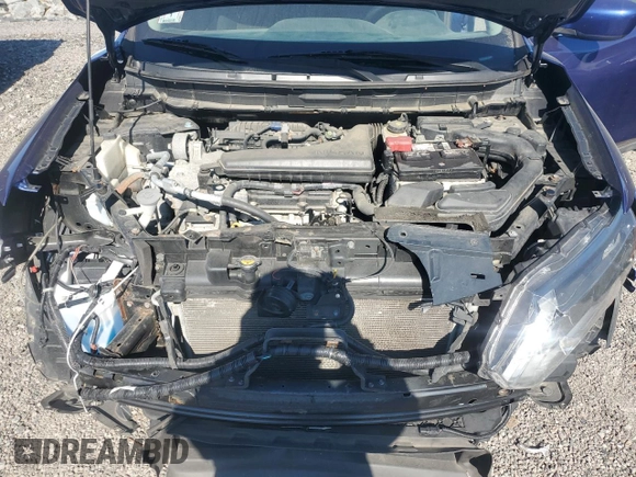2017 Nissan Rogue SL with VIN 5N1AT2MV8HC743797, listed as a Copart auction lot 75671324 with 121,616 mi miles and Salvage Title. Bid and sale history available at carsss.com. Image 12.