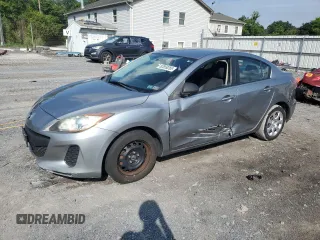 2013 Mazda 3 i Sport with VIN JM1BL1UP3D1737691, listed as a Copart auction lot 62859265 with 158,273 mi miles and Salvage title. Bid and sale history available at DreamBid. Image 1.