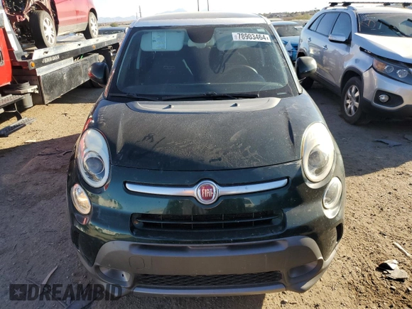 2014 FIAT 500L Trekking with VIN ZFBCFADH0EZ007456, listed as a Copart auction lot 78903464 with 101,781 mi miles and Clean Title. Bid and sale history available at carsss.com. Image 5.