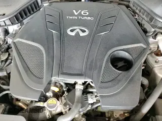 2019 Infiniti Q50 Luxe with VIN JN1EV7AR7KM591861, listed as a Copart auction lot 62541705 with 56,147 mi miles and Salvage title. Bid and sale history available at DreamBid. Image 15.