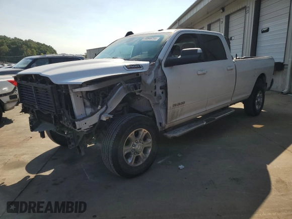 2020 Ram 2500 Big Horn with VIN 3C6UR5JJ2LG200364, listed as a Copart auction lot 70849704 with 93,155 mi miles and Salvage Title. Bid and sale history available at carsss.com. Image 1.