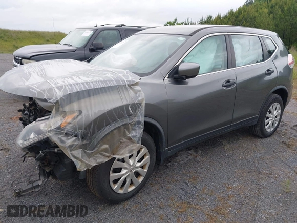 2016 Nissan Rogue S with VIN JN8AT2MV6GW131099, listed as a IAAI auction lot 41185415 with 107,302 mi miles. Bid and sale history available at carsss.com. Image 2.