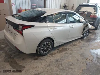 2022 Toyota Prius L Eco with VIN JTDKAMFU6N3189167, listed as a IAAI auction lot 41602874 with 13,416 mi miles. Bid and sale history available at carsss.com. Image 4.