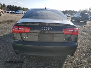 2013 Audi A6 Premium Plus with VIN WAUGGAFC6DN030112, listed as a Copart auction lot 47592835 with 196,190 mi miles and Salvage title. Bid and sale history available at DreamBid. Image 6.