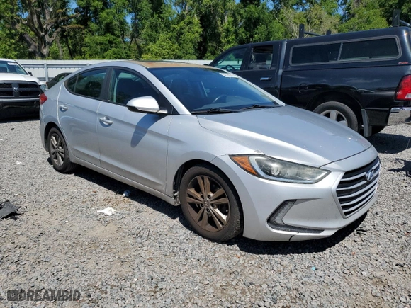 2017 Hyundai Elantra Limited with VIN 5NPD84LFXHH157065, listed as a Copart auction lot 52786345 with 192,518 mi miles and Salvage Title. Bid and sale history available at carsss.com. Image 4.
