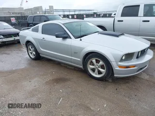 2007 Ford Mustang GT Deluxe with VIN 1ZVFT82H175204805, listed as a IAAI auction lot 42472471 with 156,750 mi miles and . Bid and sale history available at DreamBid. Image 1.