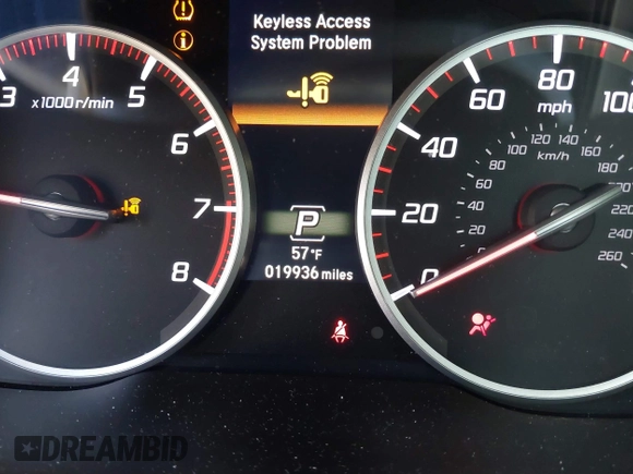2021 Acura ILX Premium with VIN 19UDE2F81MA000652, listed as a IAAI auction lot 41477371 with 19,936 mi miles and . Bid and sale history available at DreamBid. Image 7.