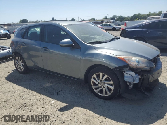 2012 Mazda 3 i Grand Touring with VIN JM1BL1M81C1559061, listed as a Copart auction lot 55989095 with Not Provided miles and Salvage Title. Bid and sale history available at DreamBid. Image 4.