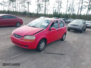2004 Chevrolet Aveo LS with VIN KL1TJ62644B152895, listed as a IAAI auction lot 41478097 with 5,212 mi miles. Bid and sale history available at carsss.com. Image 2.