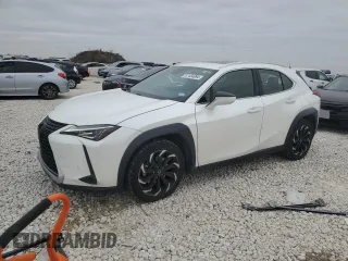 2020 Lexus UX with VIN JTHP3JBH9L2030314, listed as a Copart auction lot 87454094 with 66,771 mi miles and Salvage Title. Bid and sale history available at carsss.com. Image 1.