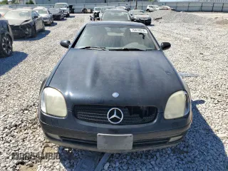 1999 Mercedes-Benz SLK-Class with VIN WDBKK47F8XF124253, listed as a Copart auction lot 70414014 with 0 mi miles and Salvage Title. Bid and sale history available at carsss.com. Image 5.