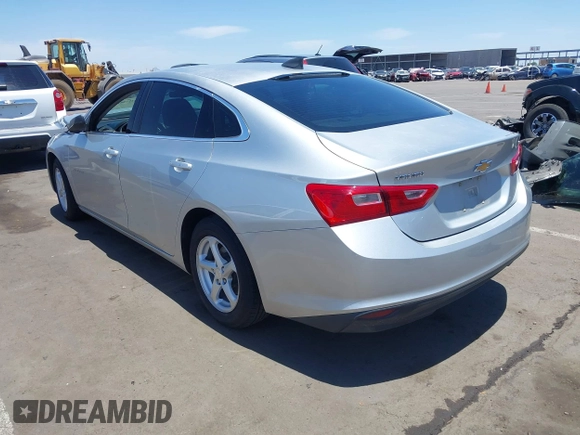 2016 Chevrolet Malibu LS with VIN 1G1ZB5ST1GF205204, listed as a IAAI auction lot 42510016 with 149,700 mi miles and . Bid and sale history available at DreamBid. Image 3.