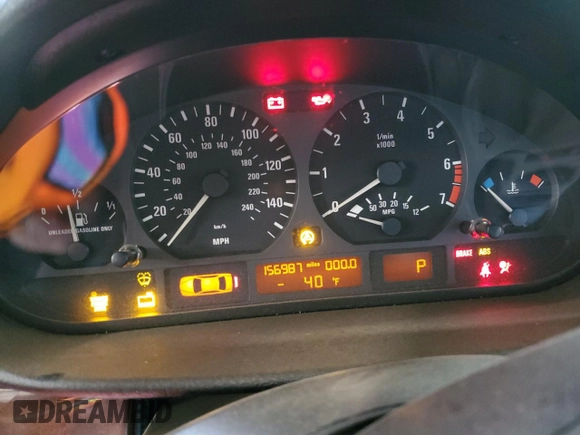 2000 BMW 3 Series 323i z VIN WBAAM334XYCA90177, wystawiony jako Copart lot #47241965 z przebiegiem 156 987 mil mil oraz Szkoda całkowita • Salvage title. Historia ofert i sprzedaży dostępna na DreamBid. Obrazek 9.