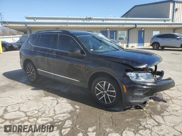 2021 Volkswagen Tiguan SE with VIN 3VV3B7AX2MM068817, listed as a Copart auction lot 46807435 with 72,869 mi miles and Salvage Title. Bid and sale history available at DreamBid. Image 4.