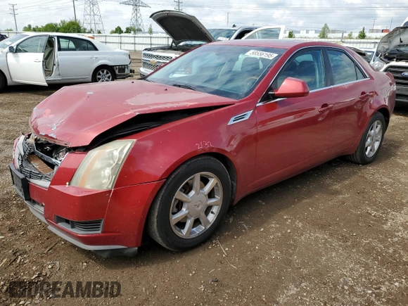 2008 Cadillac CTS AWD z VIN 1G6DG577780168116, wystawiony jako Copart lot #58556195 z przebiegiem 112 834 mil mil oraz Szkoda całkowita • Salvage title. Historia ofert i sprzedaży dostępna na DreamBid. Obrazek 1.