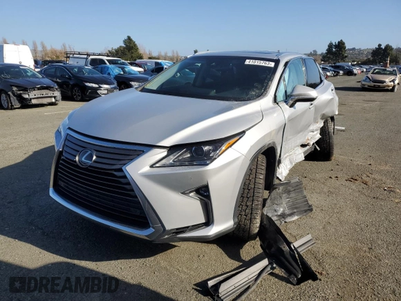 2017 Lexus RX 350 with VIN 2T2BZMCA6HC127875, listed as a Copart auction lot 41015763 with Not Provided miles and . Bid and sale history available at DreamBid. Image 1.