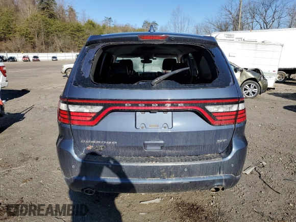 2019 Dodge Durango GT Plus with VIN 1C4RDJDG1KC718280, listed as a Copart auction lot 47232675 with Not Provided miles and Salvage Title. Bid and sale history available at DreamBid. Image 6.