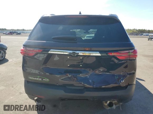 2022 Chevrolet Traverse LT Leather with VIN 1GNEVHKW4NJ110243, listed as a Copart auction lot 46263463 with 15,681 mi miles. Bid and sale history available at carsss.com. Image 6.