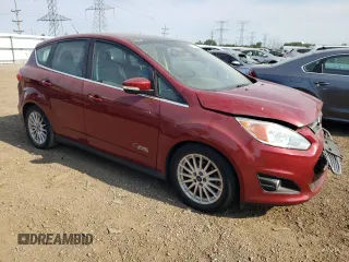 2013 Ford C-Max Energi SEL with VIN 1FADP5CU3DL520955, listed as a Copart auction lot 65152994 with 89,515 mi miles and Salvage Title. Bid and sale history available at carsss.com. Image 4.