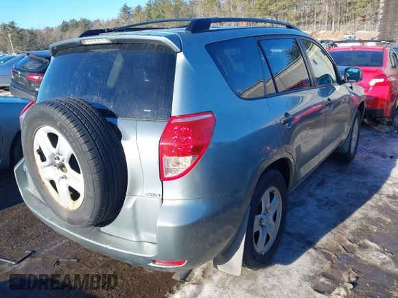 2008 Toyota RAV4 with VIN JTMBK33VX85067277, listed as a IAAI auction lot 41663673 with 182,503 mi miles. Bid and sale history available at carsss.com. Image 4.