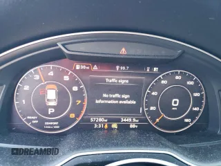 2018 Audi Q7 Premium Plus z VIN WA1LHAF77JD042203, wystawiony jako Copart lot #63196135 z przebiegiem 57 280 mil mil oraz Szkoda całkowita • Salvage title. Historia ofert i sprzedaży dostępna na DreamBid. Obrazek 9.