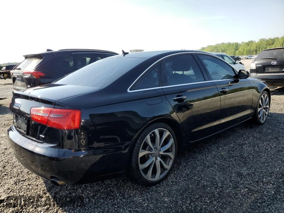 2015 Audi A6 Premium Plus with VIN WAUGFAFC2FN020408, listed as a Copart auction lot 53691615 with 119,878 mi miles and Salvage title. Bid and sale history available at DreamBid. Image 3.