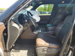 2019 Nissan Armada Platinum with VIN JN8AY2NE1K9756596, listed as a Copart auction lot 52228374 with Not Provided miles and Salvage Title. Bid and sale history available at carsss.com. Image 7.