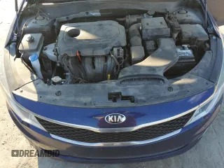 2018 Kia Optima LX with VIN 5XXGT4L35JG254628, listed as a Copart auction lot 47185345 with 103,405 mi miles and Salvage title. Bid and sale history available at DreamBid. Image 11.