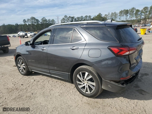 2022 Chevrolet Equinox Premier with VIN 2GNAXNEV6N6148287, listed as a Copart auction lot 42850125 with 35,397 mi miles and Salvage Title. Bid and sale history available at carsss.com. Image 2.