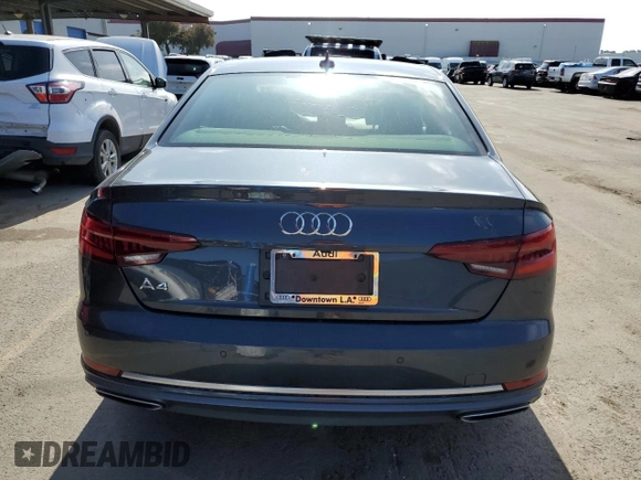 2019 Audi A4 Premium Plus z VIN WAUHMAF46KA107832, wystawiony jako Copart lot #46549125 z przebiegiem 36 127 mil mil oraz Szkoda całkowita • Salvage title. Historia ofert i sprzedaży dostępna na DreamBid. Obrazek 6.