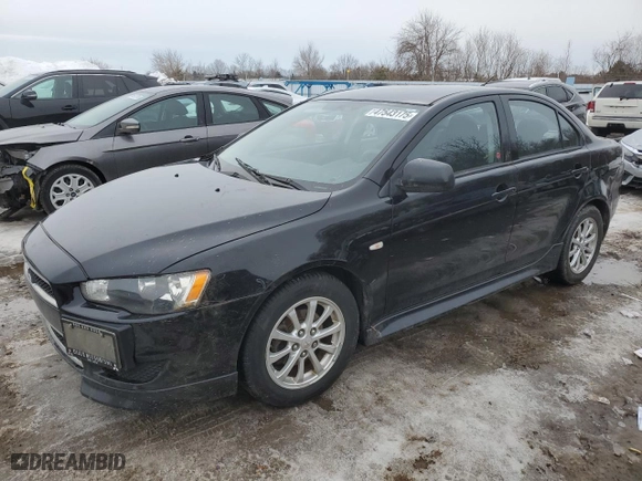 2012 Mitsubishi Lancer ES with VIN JA32U2FU3CU609291, listed as a Copart auction lot 47543175 with 195961 miles and Clean Title. Bid and sale history available at carsss.com. Image 1.